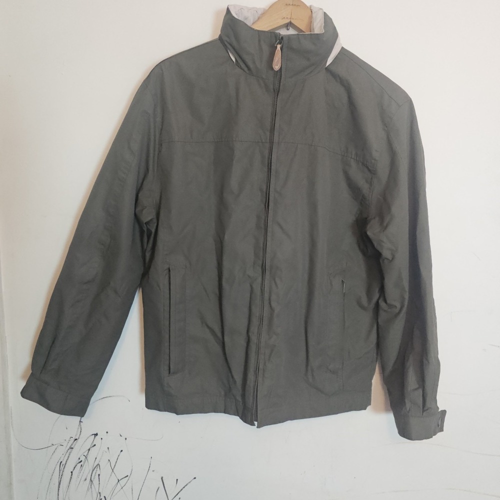 London Fog Men's‎ Classic Vintage Zip-Up Tan Jacket/Coat Size Medium